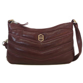 BOLSA TIRACOLO VERMELHO COURO MÉDIA COSTURAS A 50018 0844 0015 AREZZO